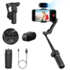 AOCHUAN Smart X2 Ai Handheld Gimbal Stabilizer Built in Extension Rod Equipped with LED display Smartphone Gimbal Stabilizer