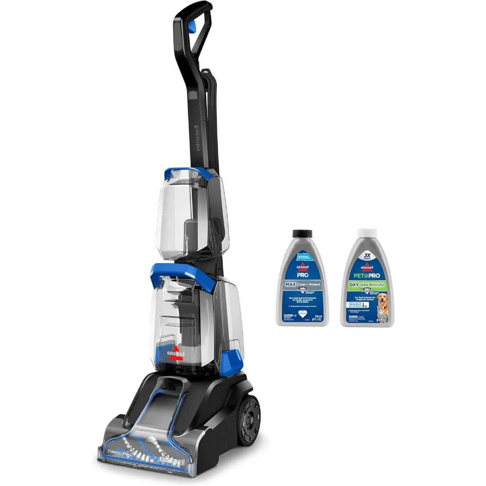 New upgrade TurboClean, Upright Carpet Cleaner, Pro Max Clean & Protect + Oxy Urine Eliminator Formula Included, - HOME