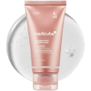75ml Collagen Overnight Wrapping Peel Off Facial Mask, Korean Collagen Night Wrapping Mask Deeply Hydrates Night Care Mask Cream
