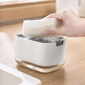 Kitchen detergent soap dish dispenser hand sanitizer dispenser large capacity kitchen accessories sink dish foam fixture home